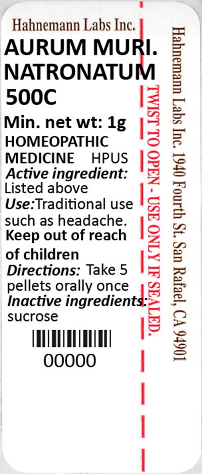 Aurum Muriaticum Natronatum 500C 1g - Aurum Muriaticum Natronatum 500C 1g